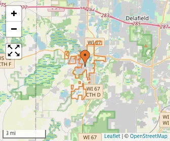 Area schools map