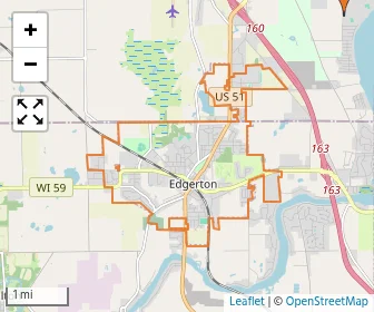 Area schools map