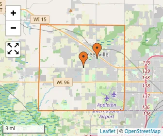 Area schools map
