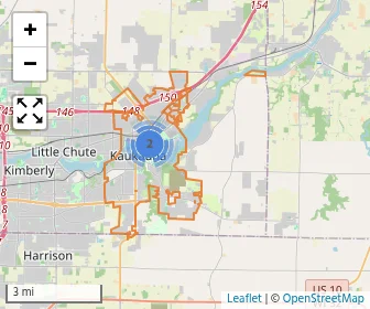 Area schools map