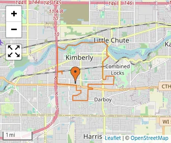Area schools map