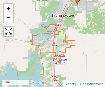 Area schools map