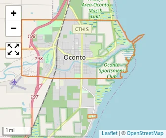 Area schools map