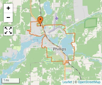 Area schools map