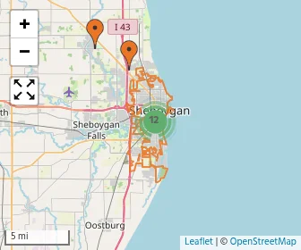 Area schools map